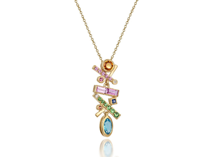 Falling Stars Multi-Color Pendant.