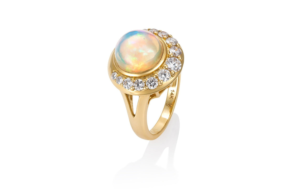Blue Hour Opal Ring