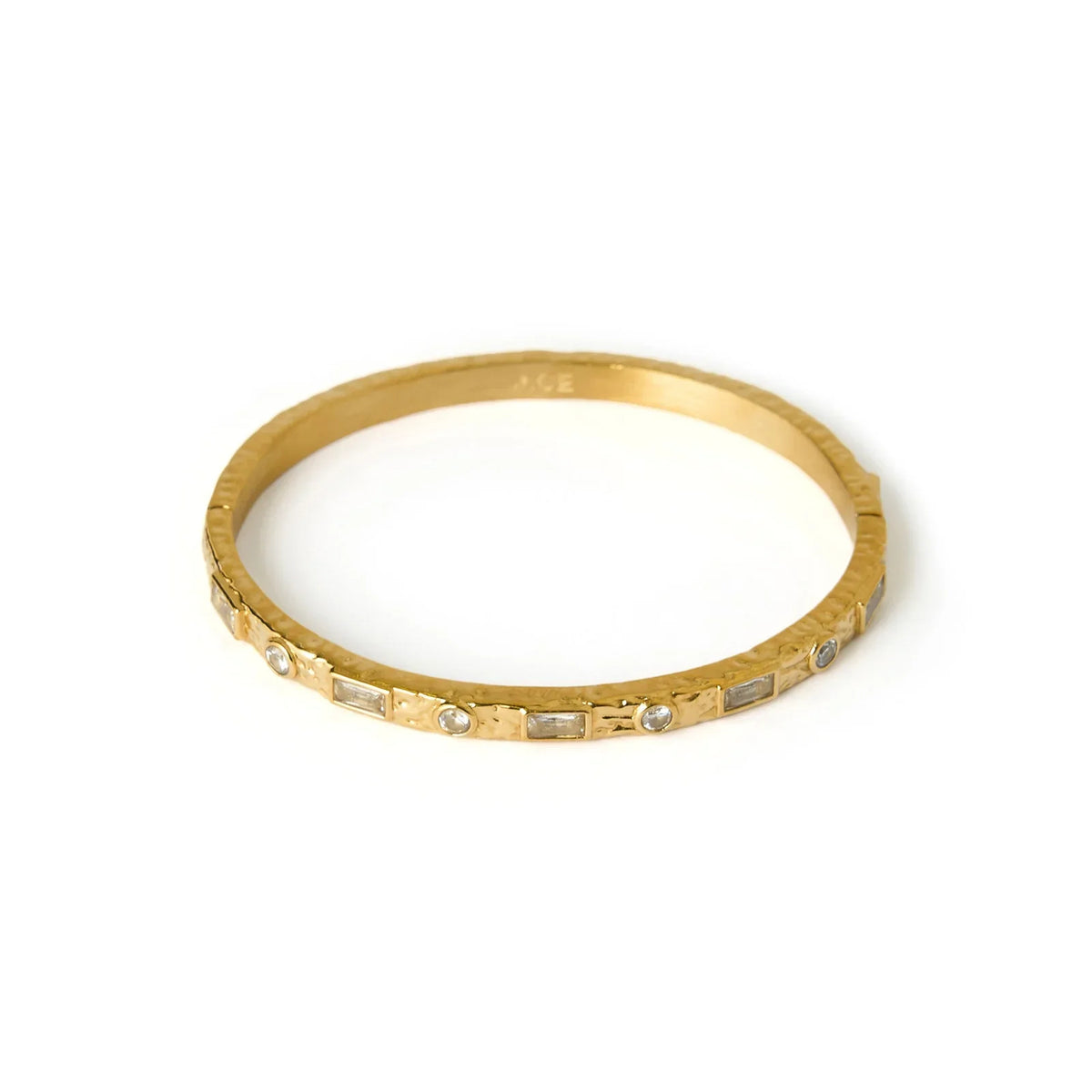 Melrose Gold Cuff Bracelet Stone