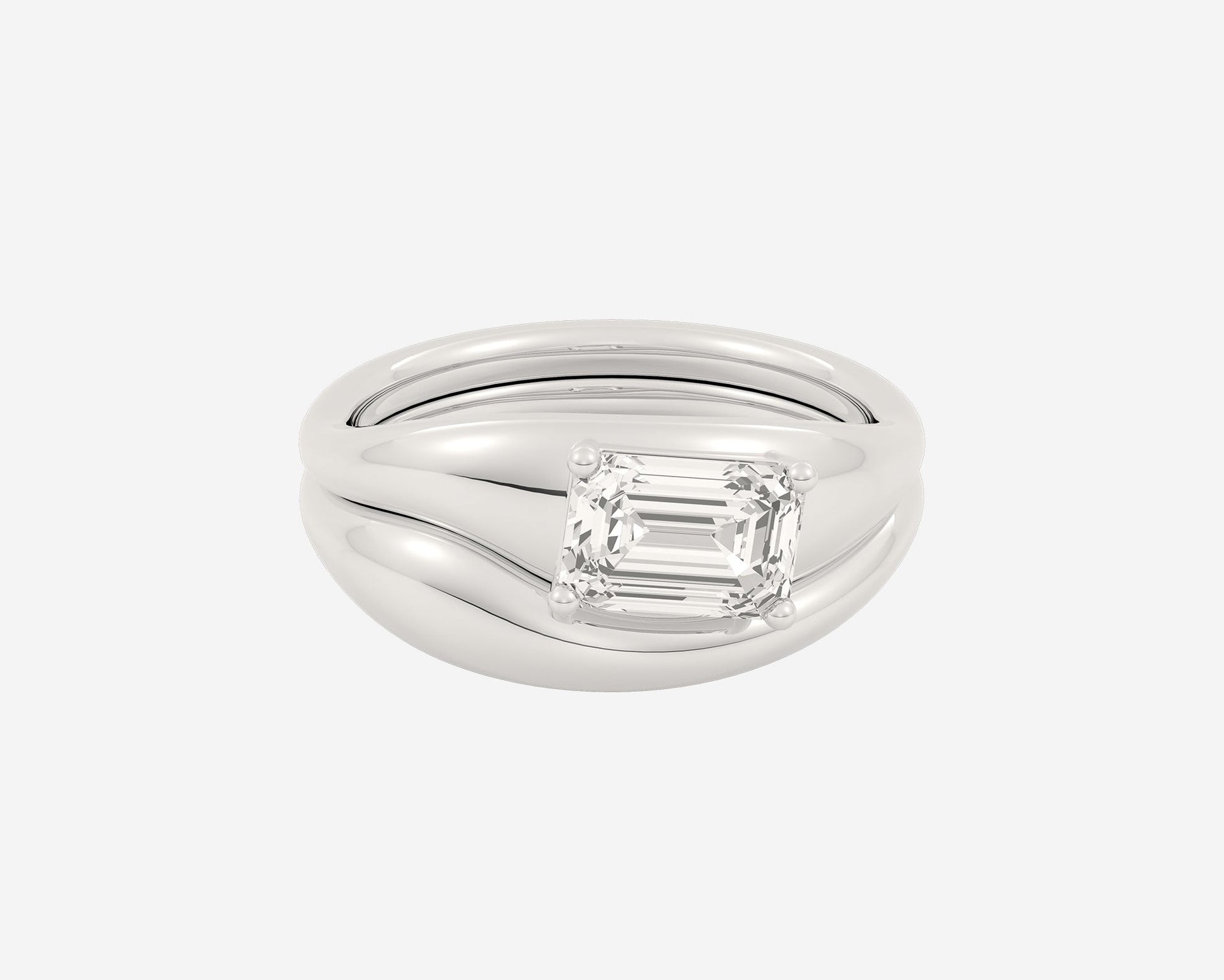 The Melt Solitaire Set — Emerald