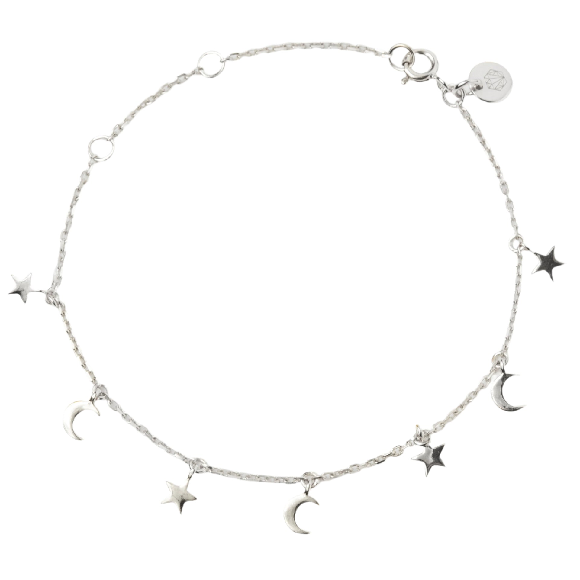 Mini Moon & Stars Charm Bracelet