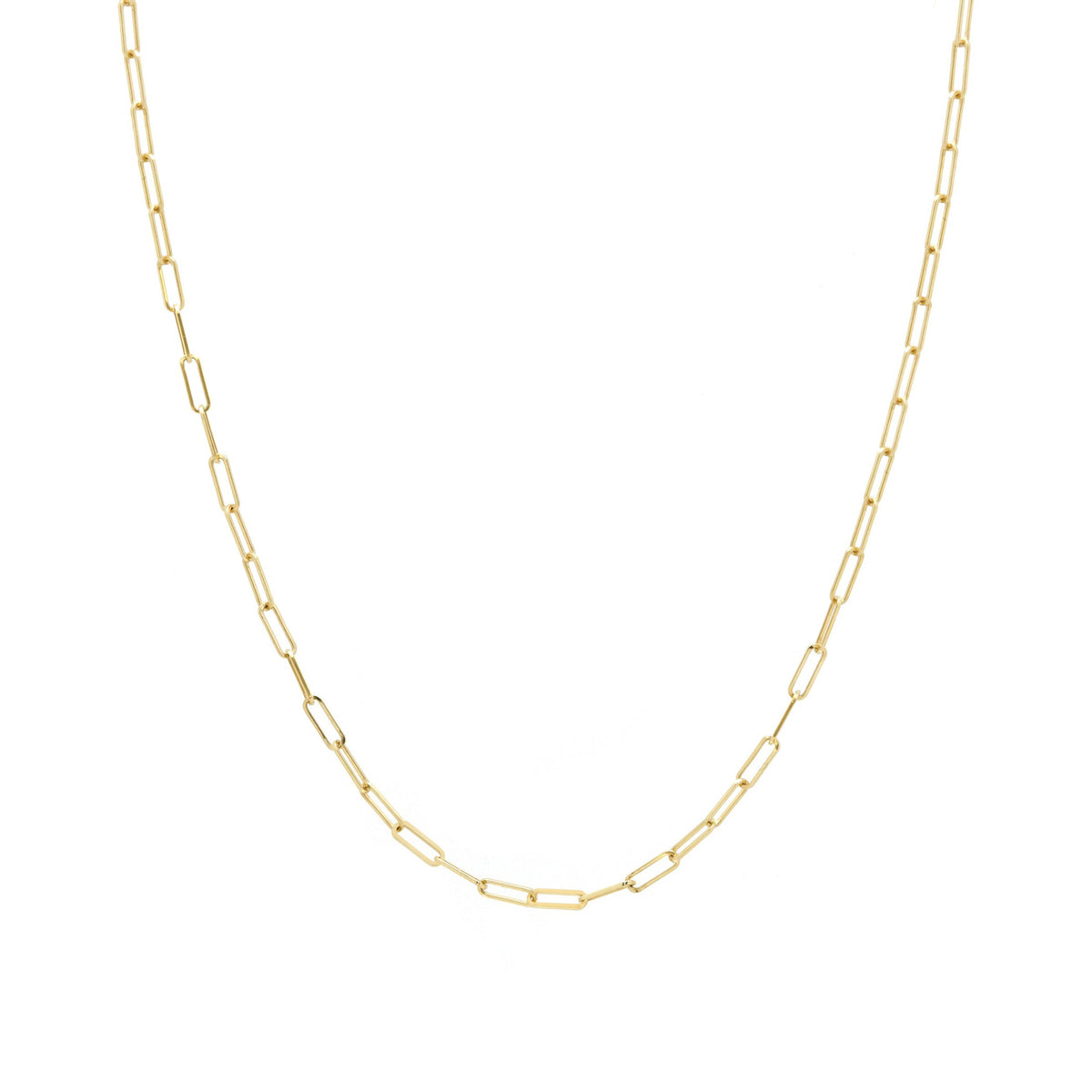 Mini Paperclip Chain Necklace
