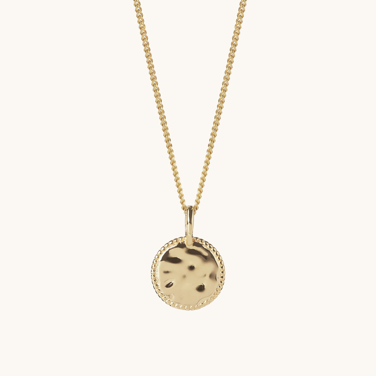 Mini Sun Necklace Gold