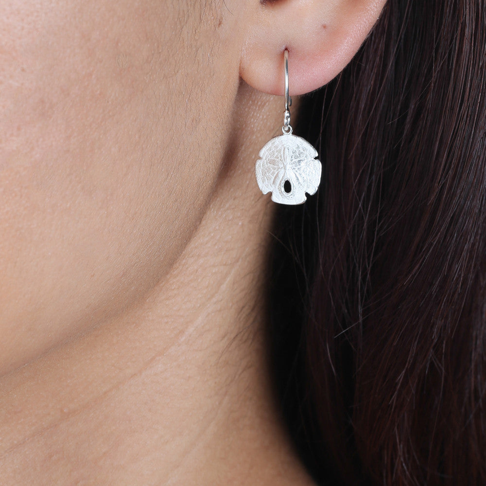 Small Sand Dollar Earrings