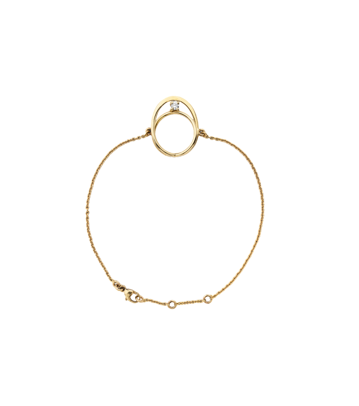 MOON ELLIPSE DIAMOND BRACELET