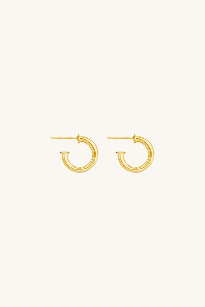 Morgan Hoop Earrings - Gold