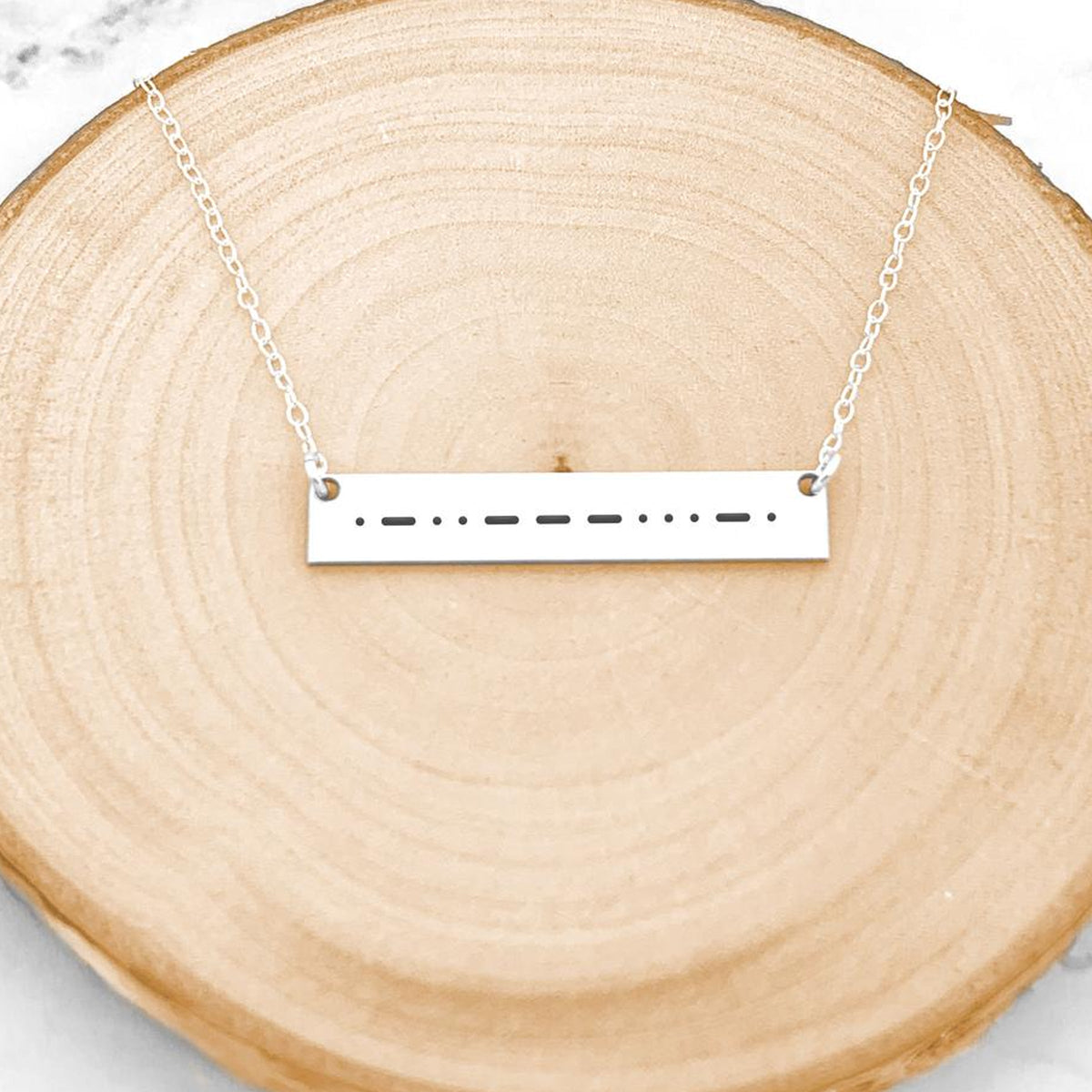 Morse Code Necklace