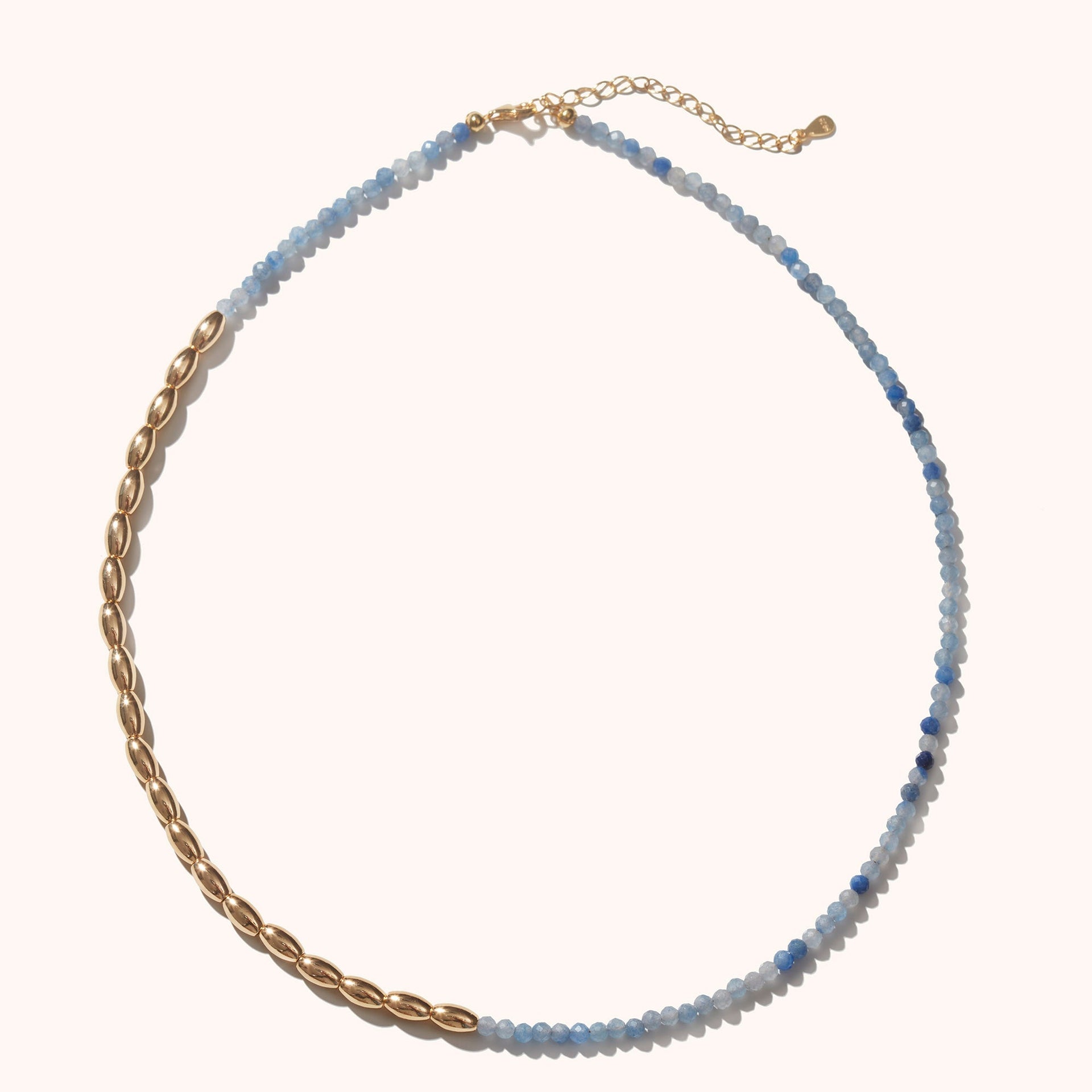 Blue Aventurine Seed Necklace