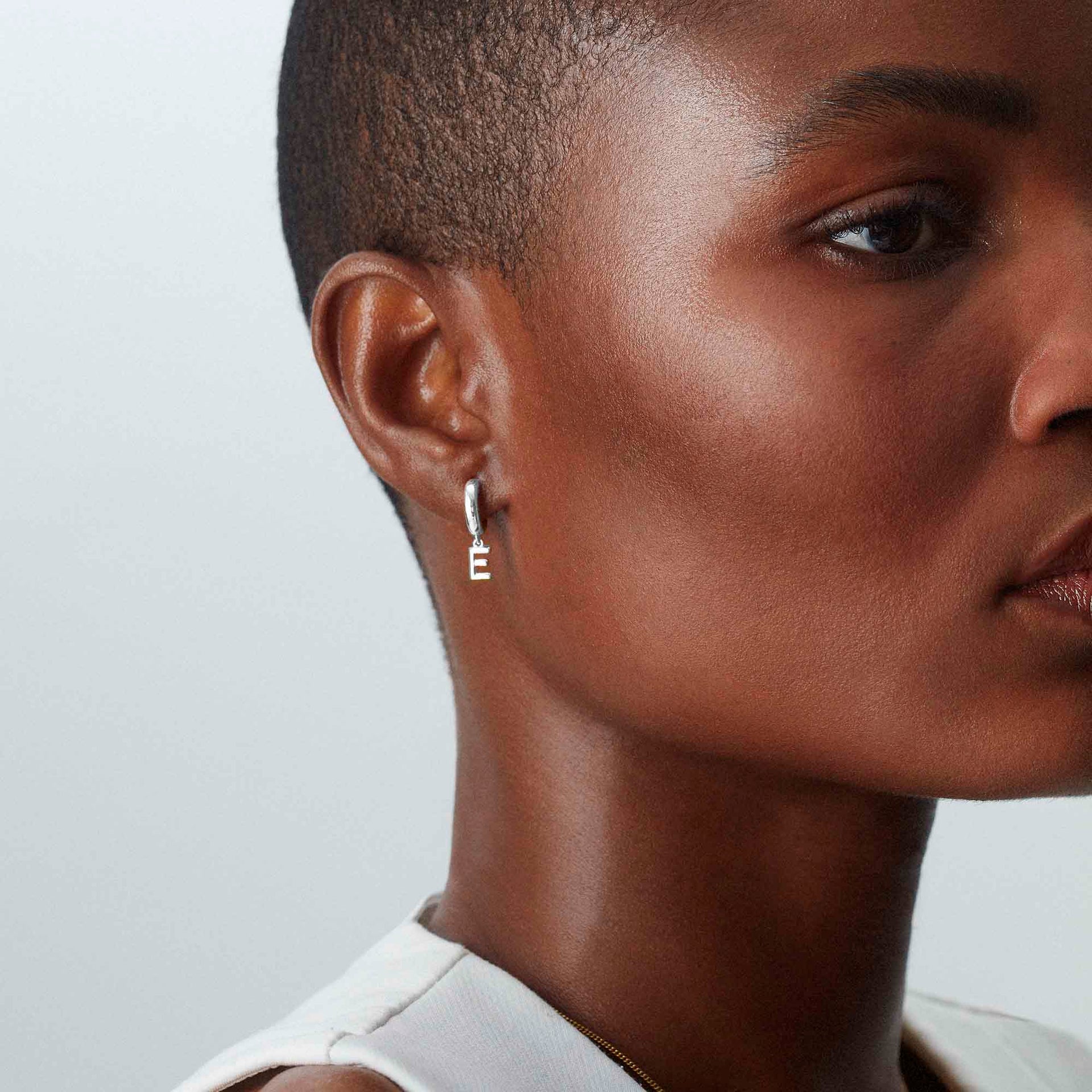 Love Letter Hoops Silver