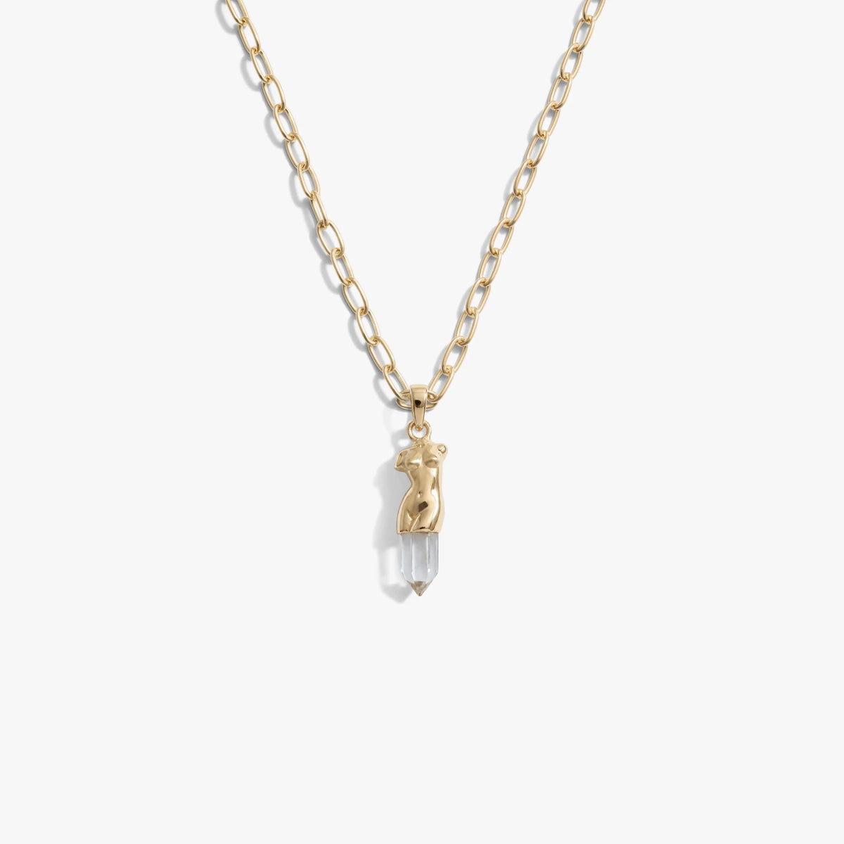 Classical Bust Pendant Necklace