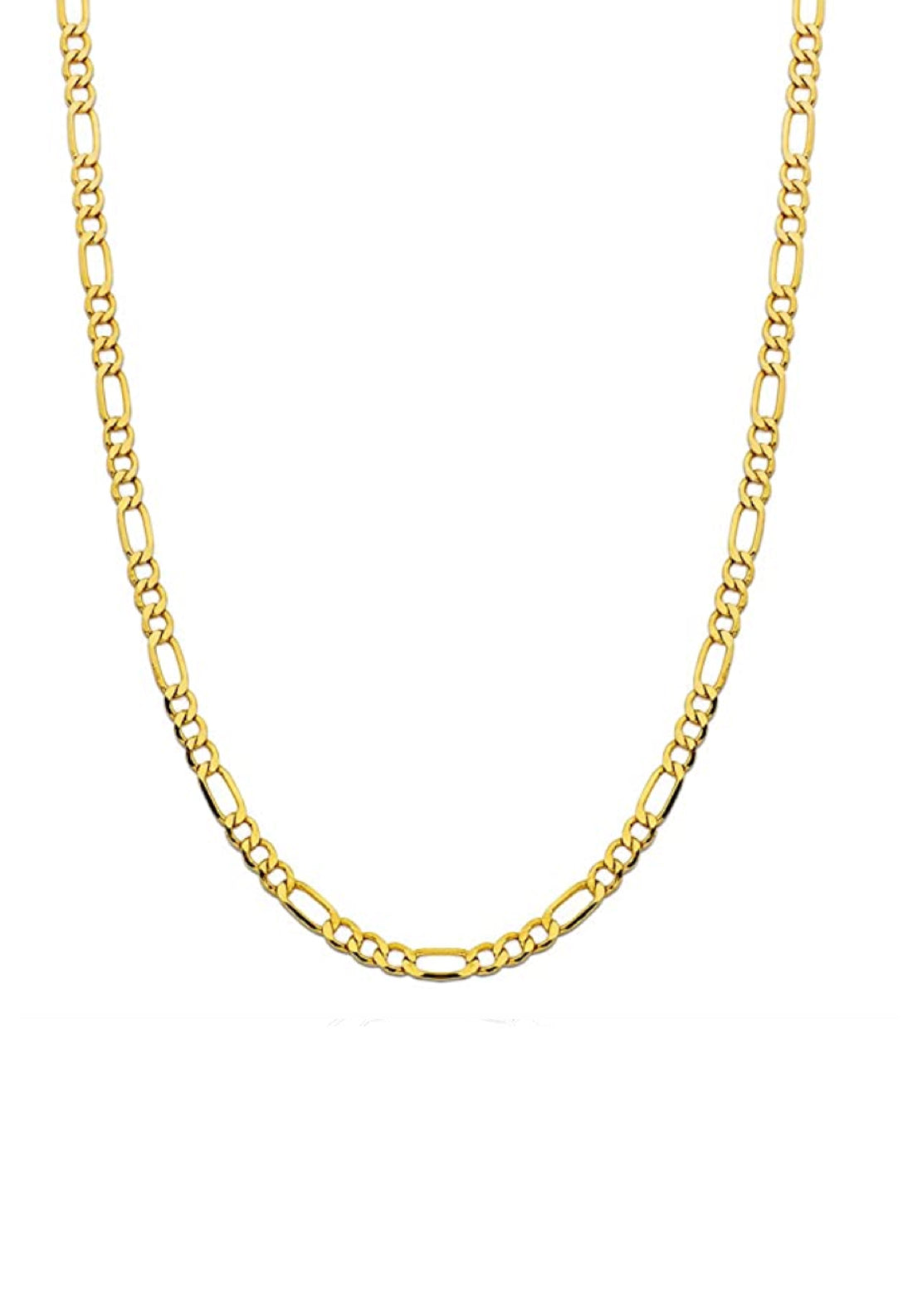 18K Gold Chain Link Classic Necklace