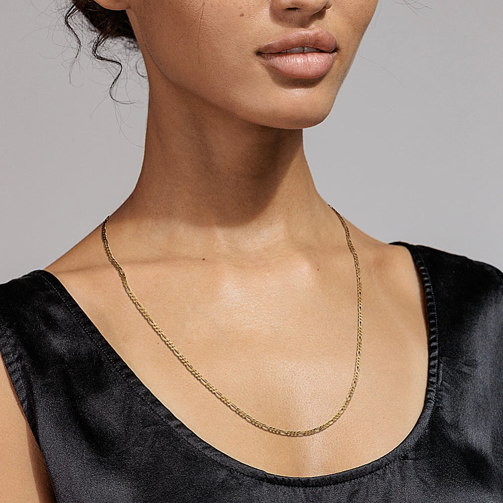 18K Gold Chain Link Classic Necklace
