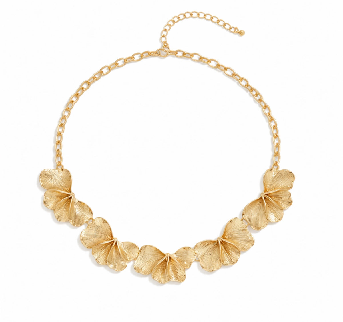 18k Gold-Plated Orchid Garden Necklace