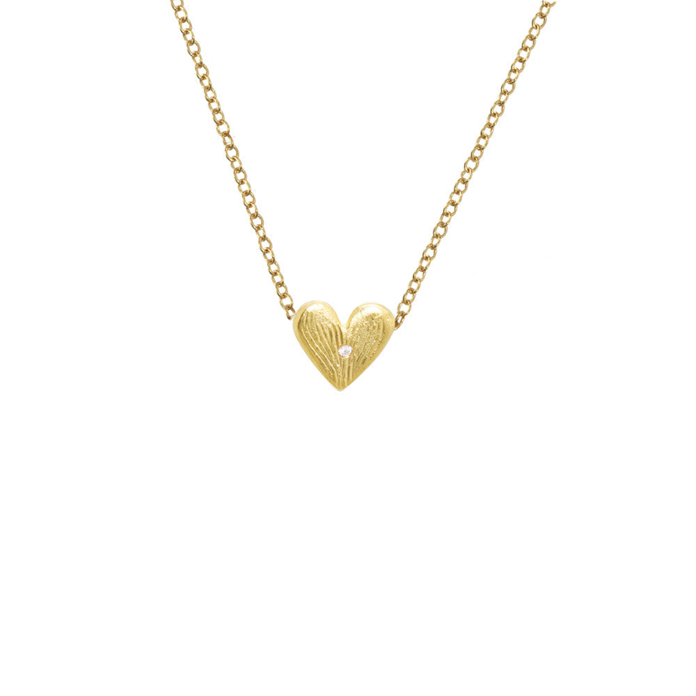 Koa Necklace with White Topaz