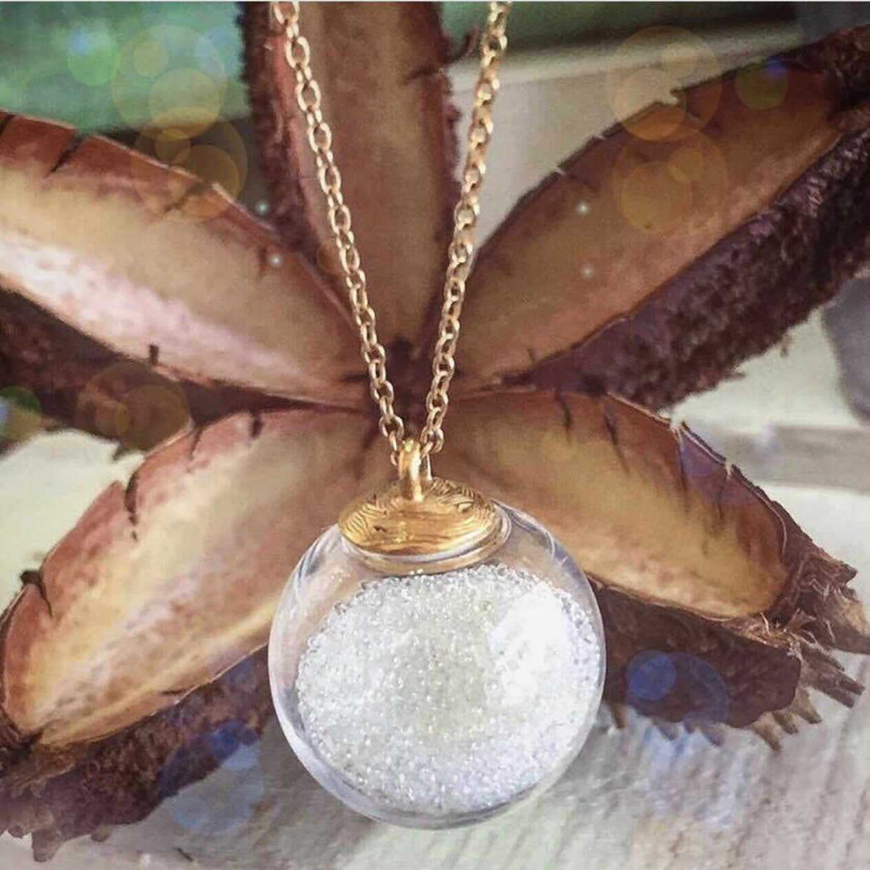 Large Globe Necklace