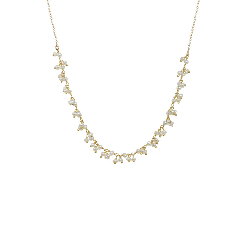 Gemstone Dangle on Chain Necklace