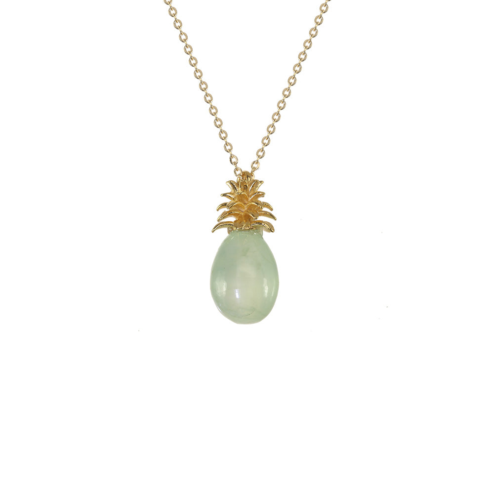 Pineapple Gemstone Necklace