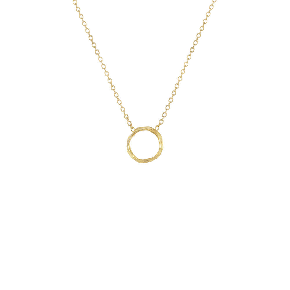 Mini Opihi Circle Necklace