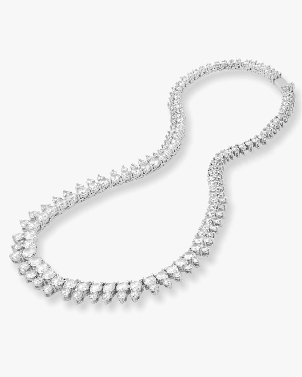 she-is-an-icon-riviera-tennis-necklace-16-inch-in-silver-and-white-diamondettes