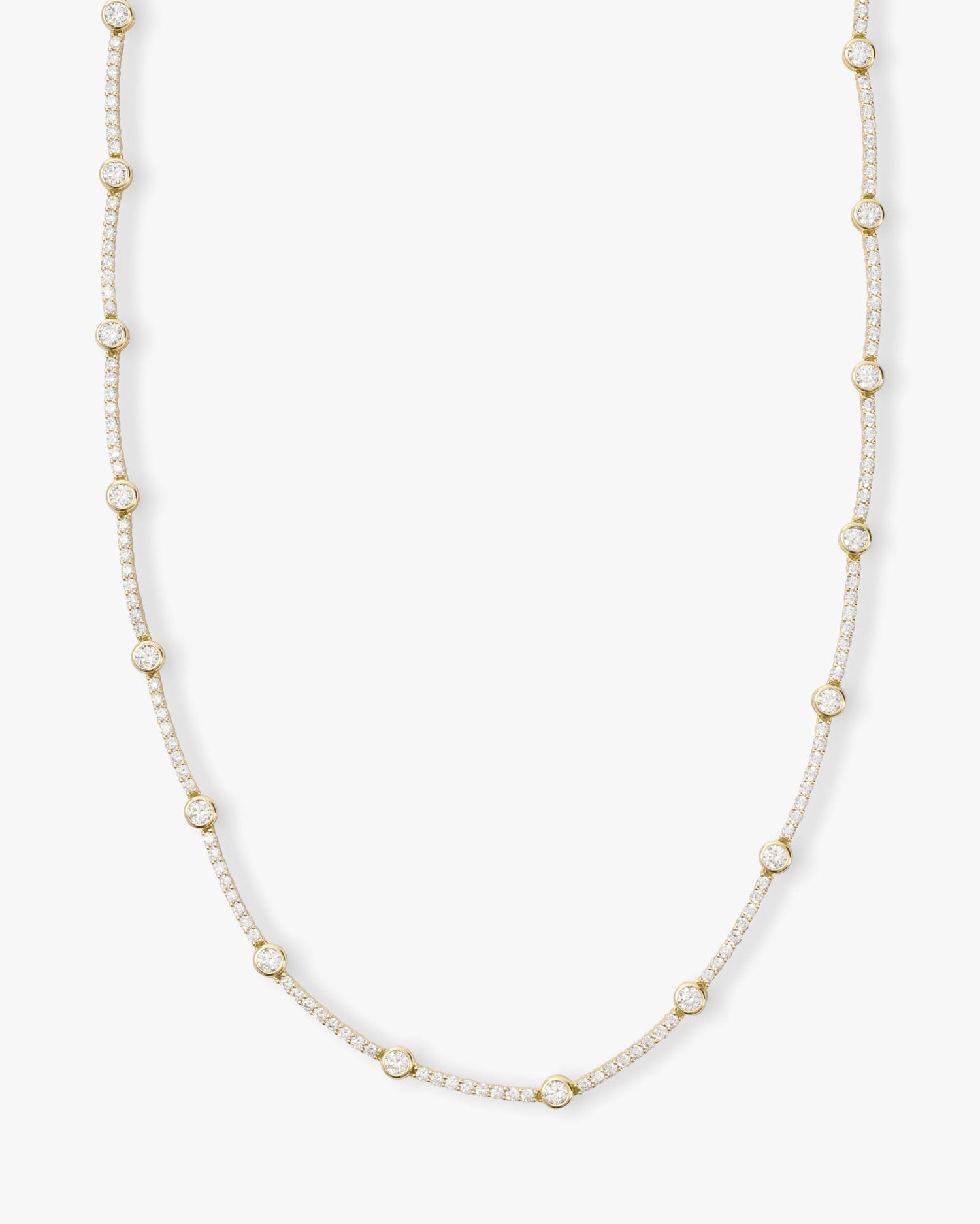 she-is-an-icon-station-necklace-18-inch-in-gold-and-white-diamondettes
