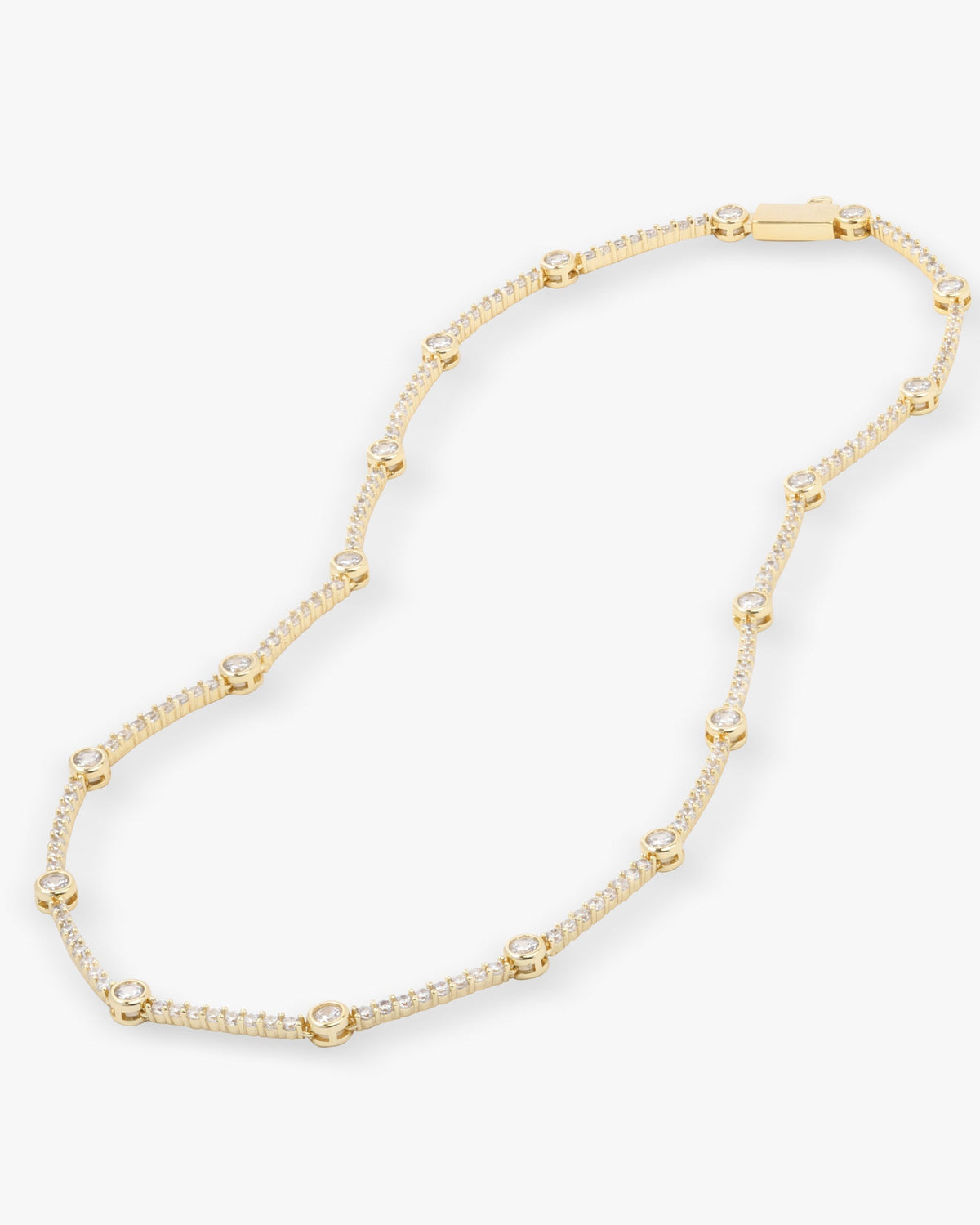 she-is-an-icon-station-necklace-16-inch-in-gold-and-white-diamondettes