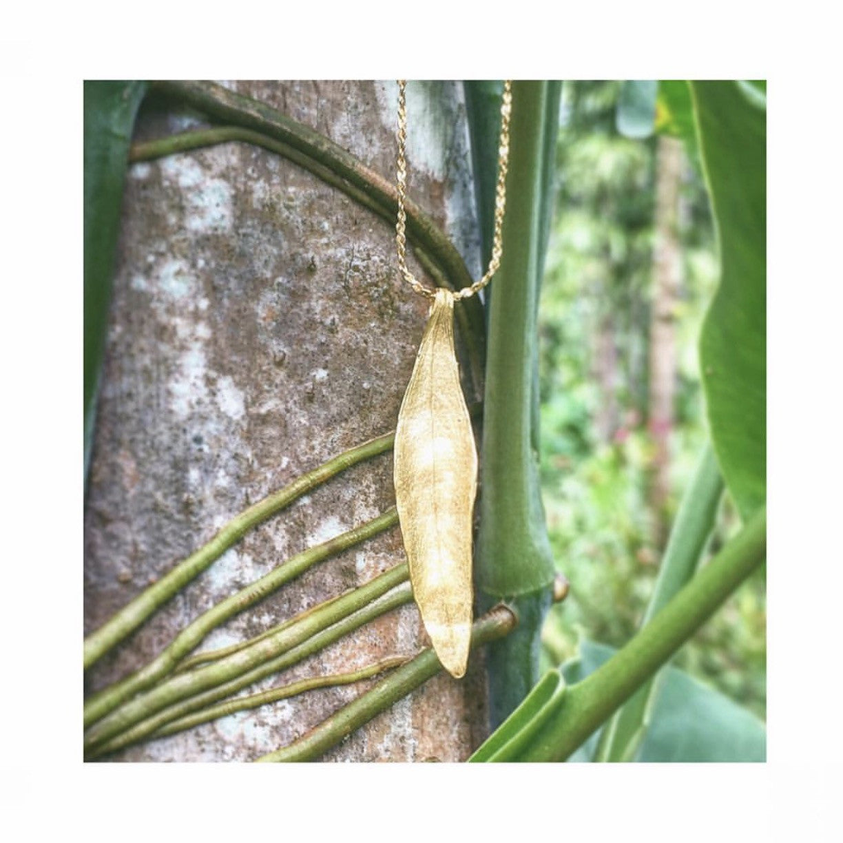 Olive Leaf Necklace