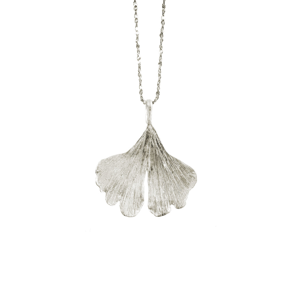 Large Gingko Leaf Necklace