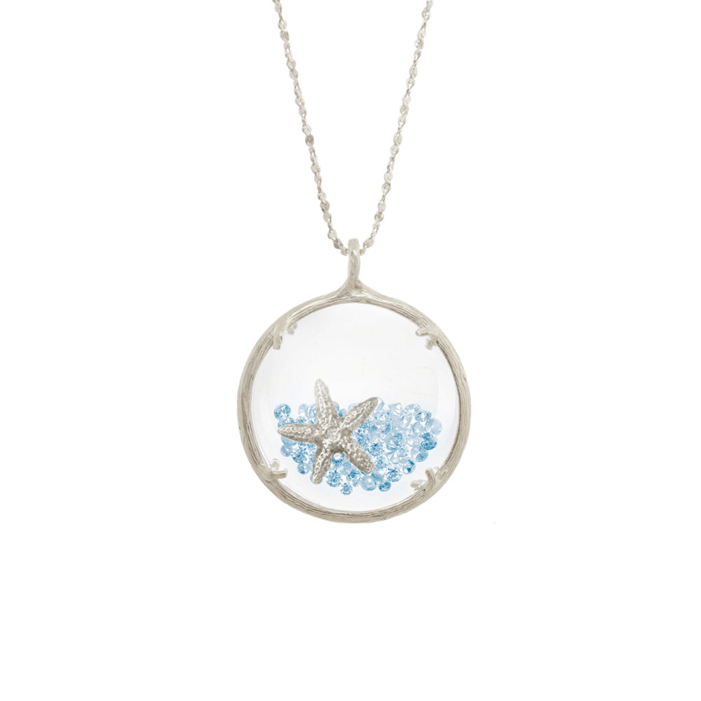 Large Shaker Necklace with Starfish