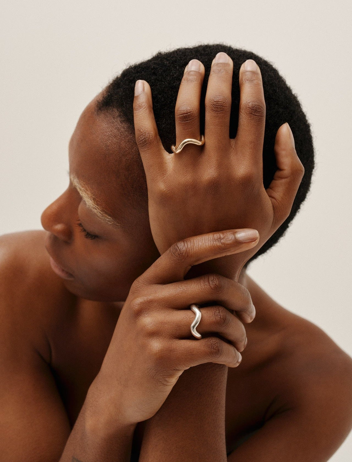 PETITE COMETE SILVER RING
