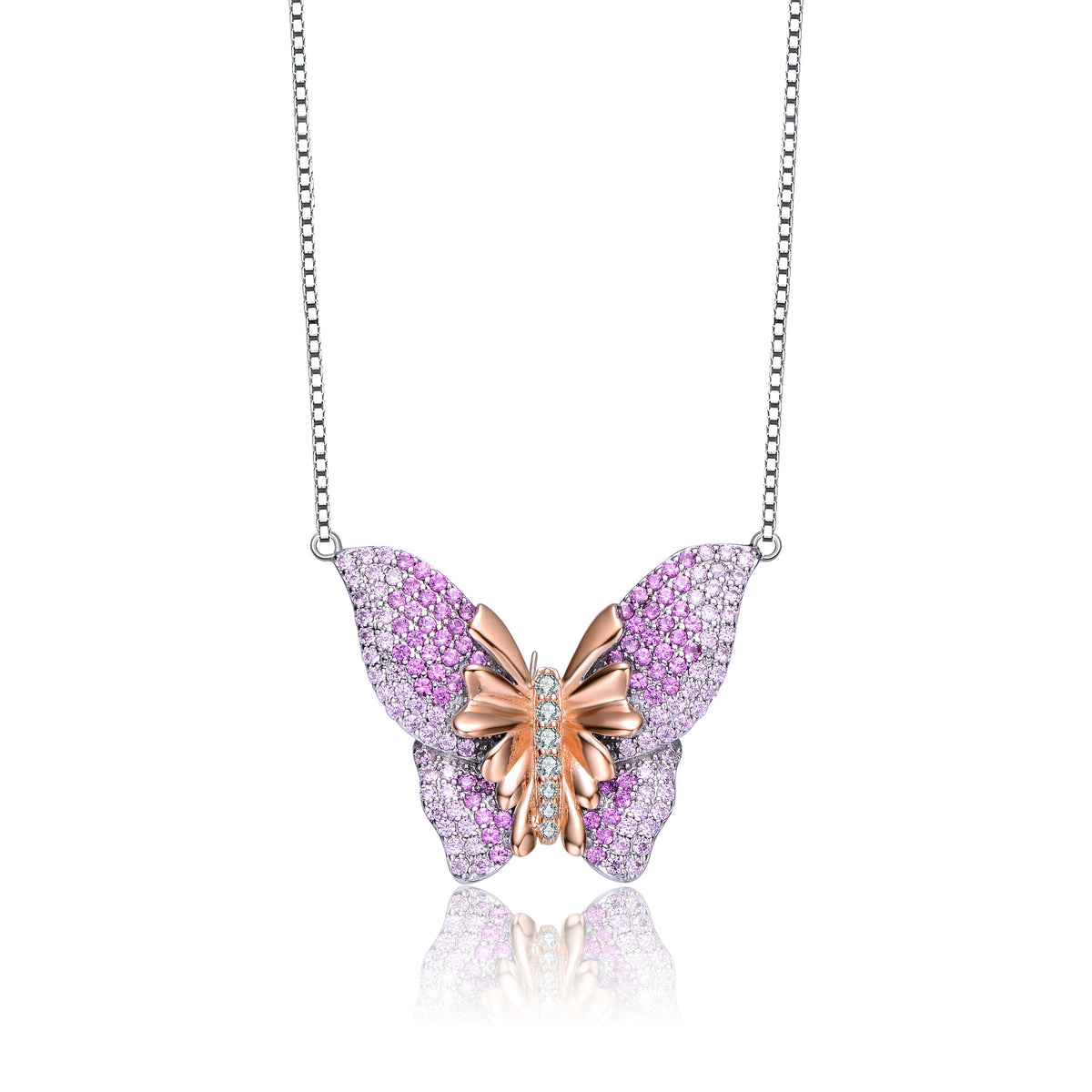 Papillonière Butterfly Silver Limited Edition Necklace