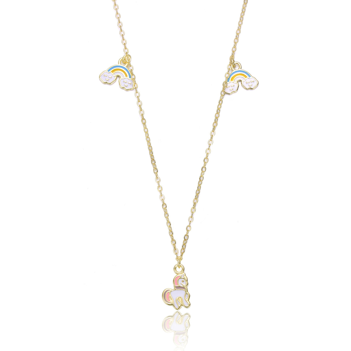 Amélie Rainbow Horse Collier Necklace