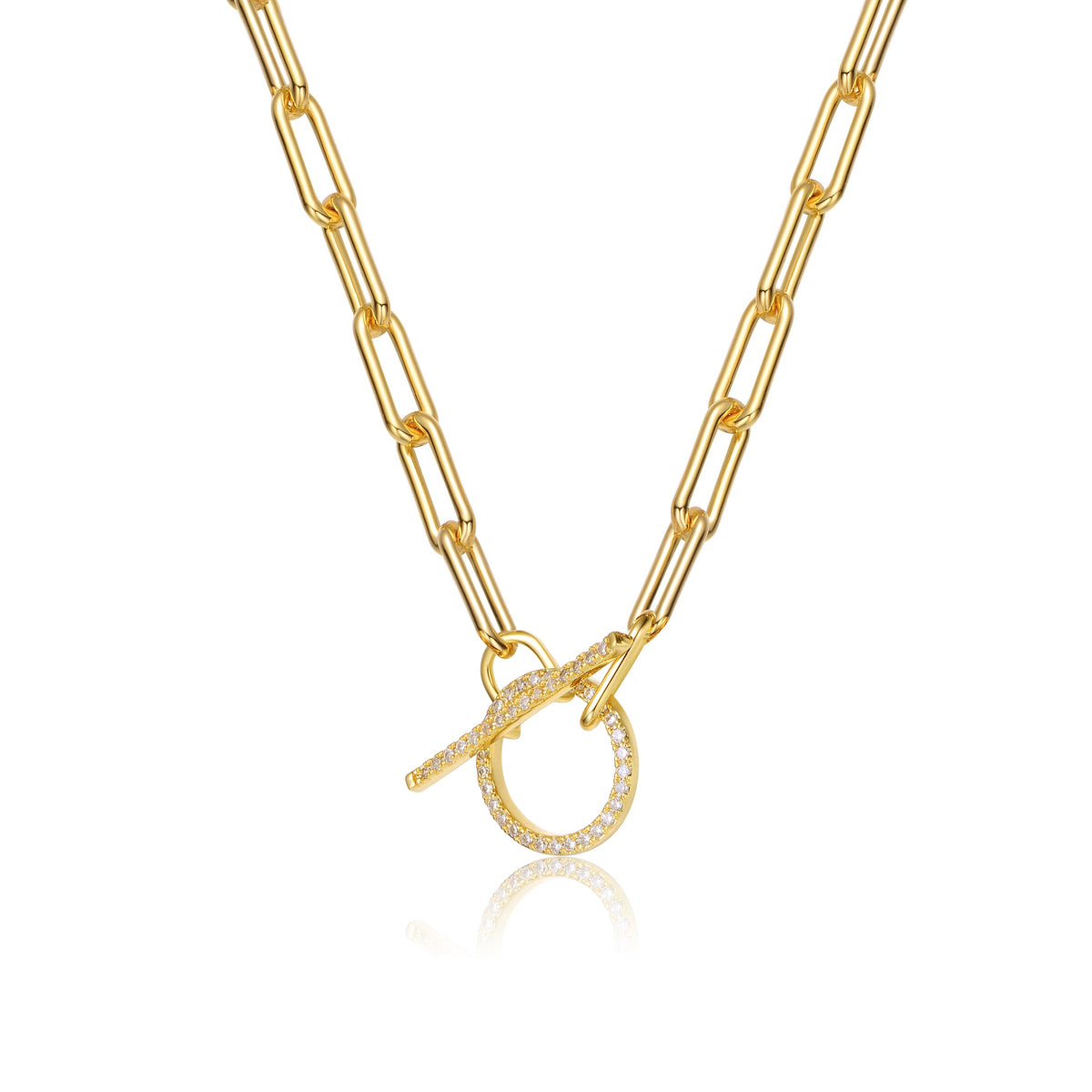 Justine Zirconia Spring Chain Necklace