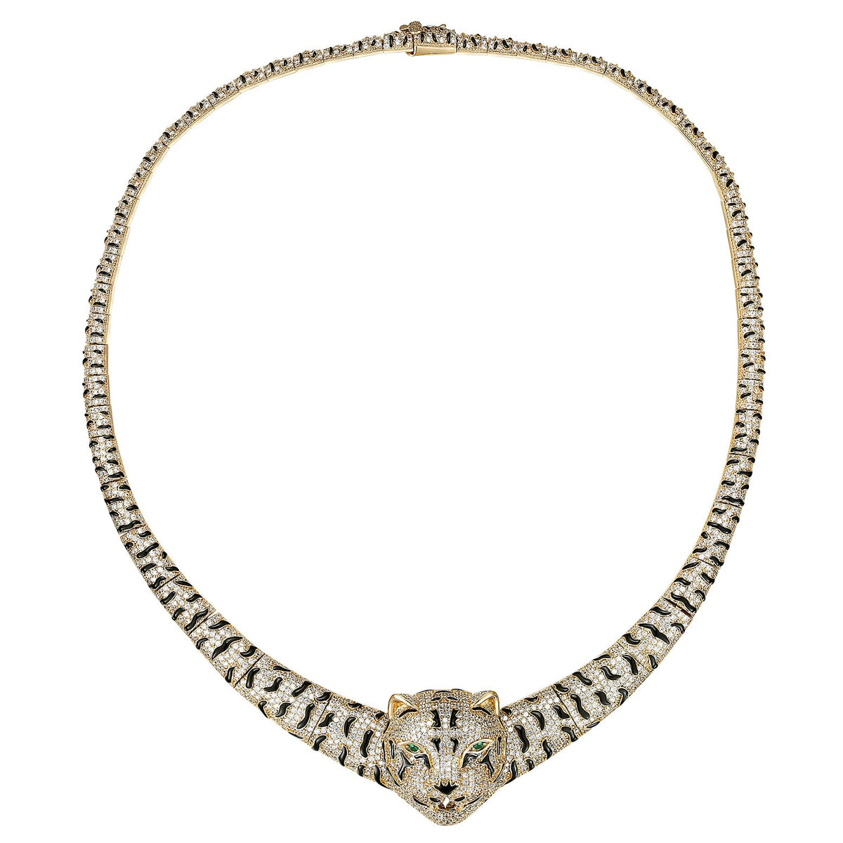 Estelle Statement Tiger Pendant Necklace