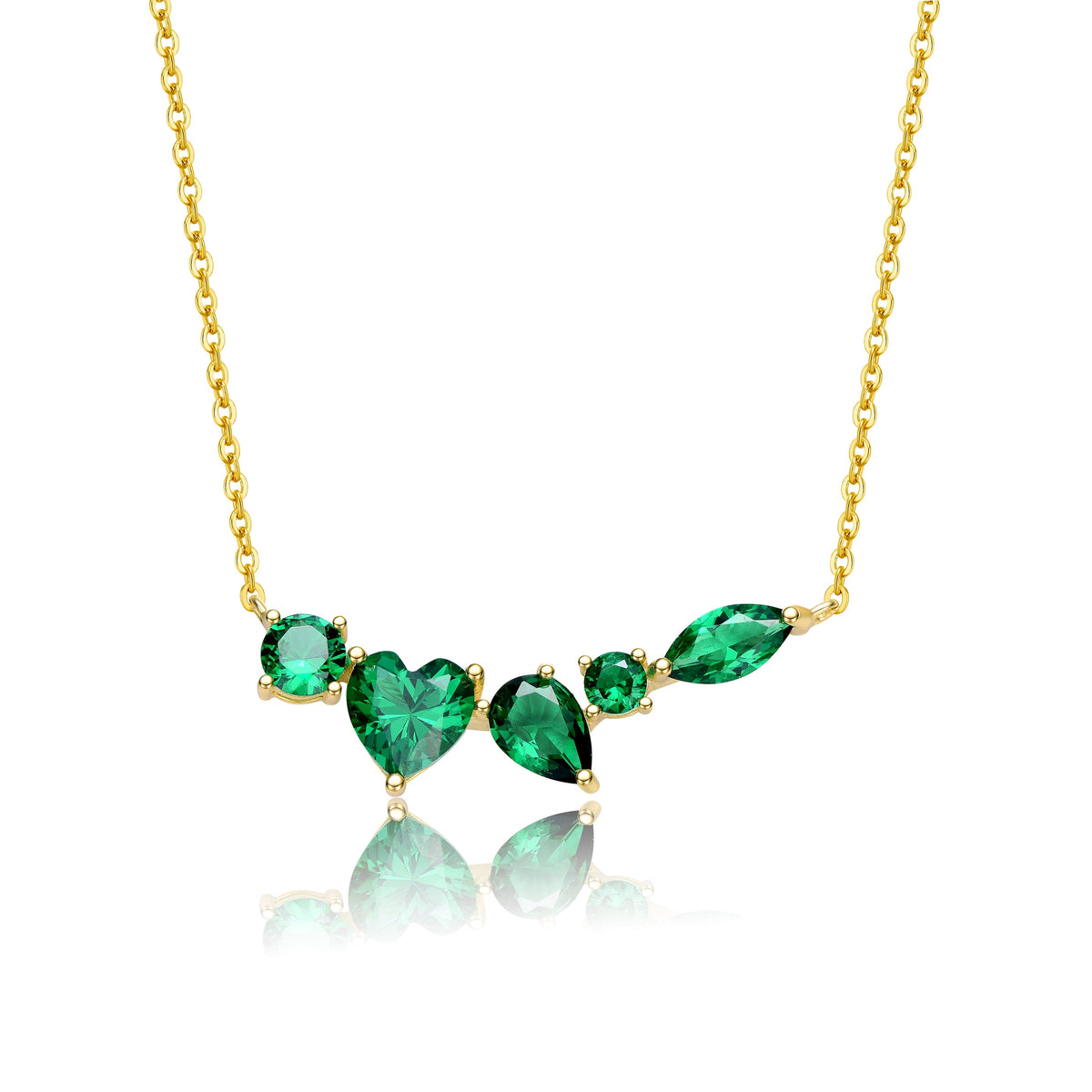 Camille Double Butterfly Collier Necklace