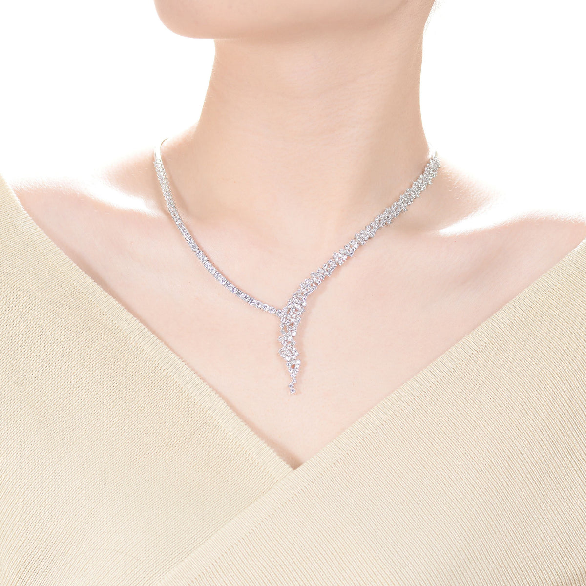 Clermont Statement Cluster Necklace
