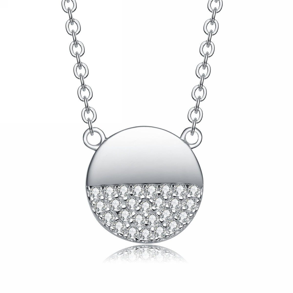 Camille Semi-Circle Pendentif Necklace