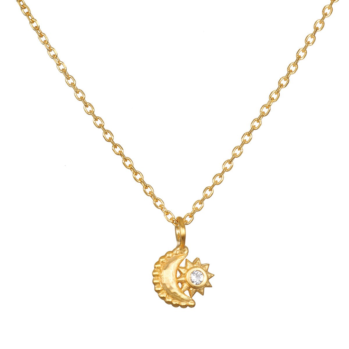 Guiding Star Celestial White Topaz Necklace