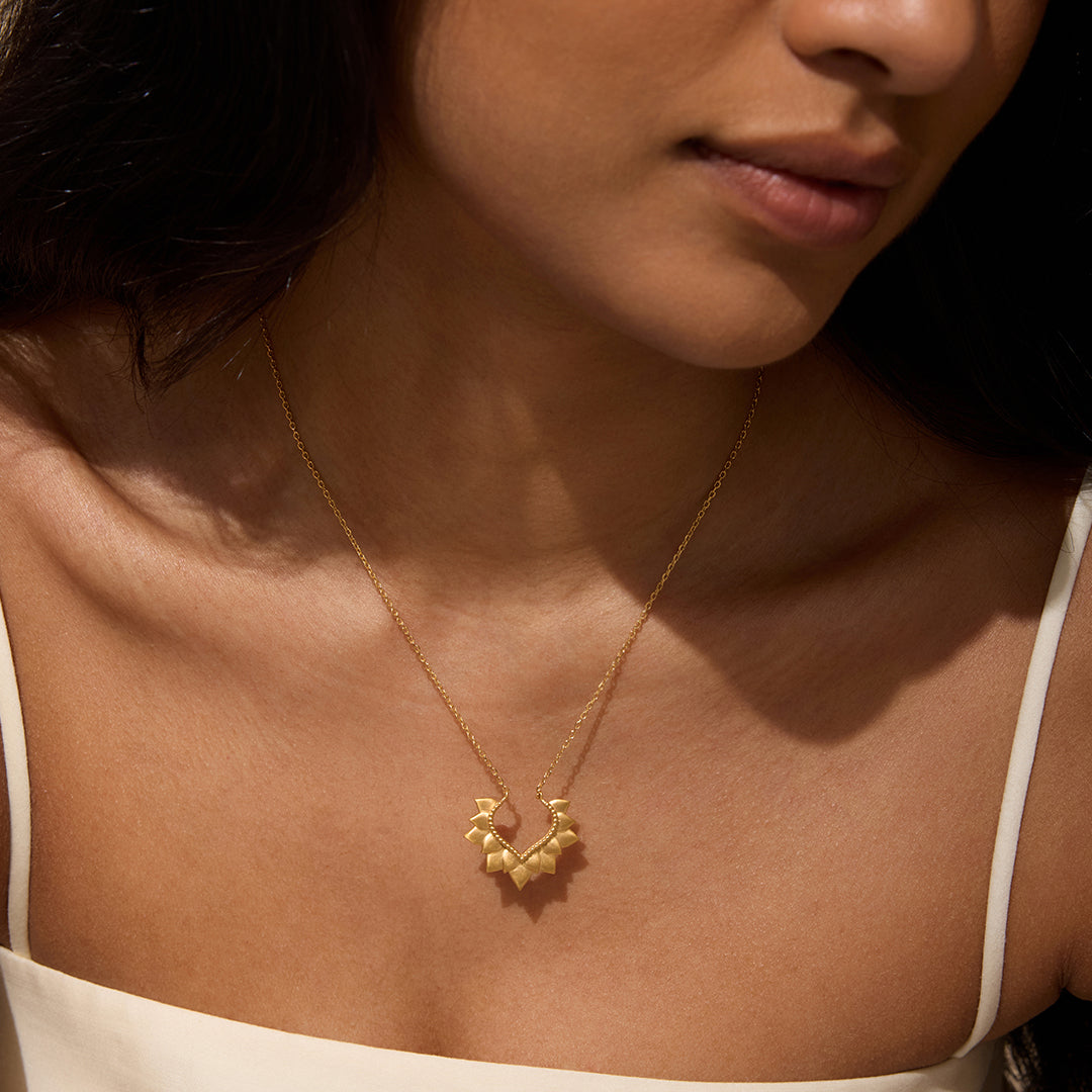 Blooming Love Lotus Petal Necklace