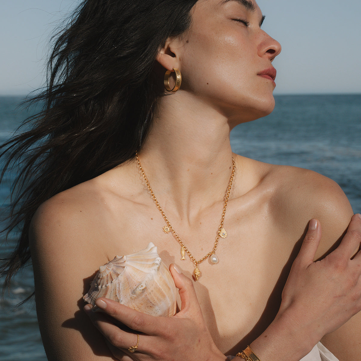 Blessings of the Sea Charm Necklace