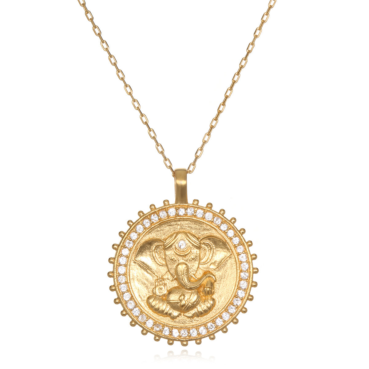 Ganesha Hindu God, Path to Success Necklace