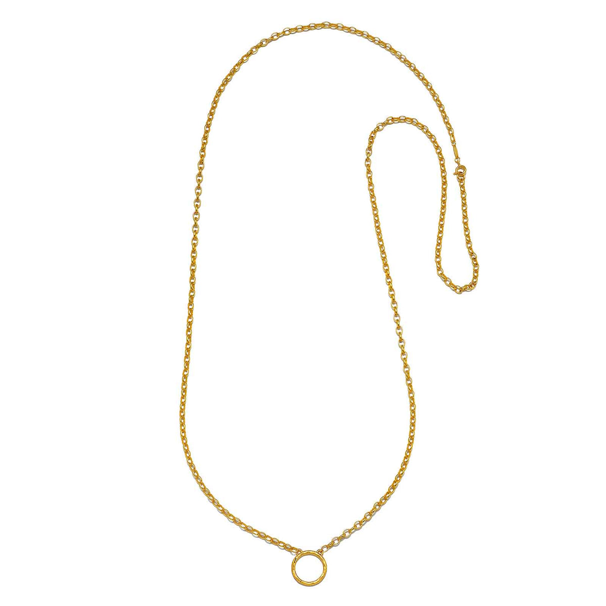 Taryn Truly Wear Your Story Gold Charm Holder Necklace