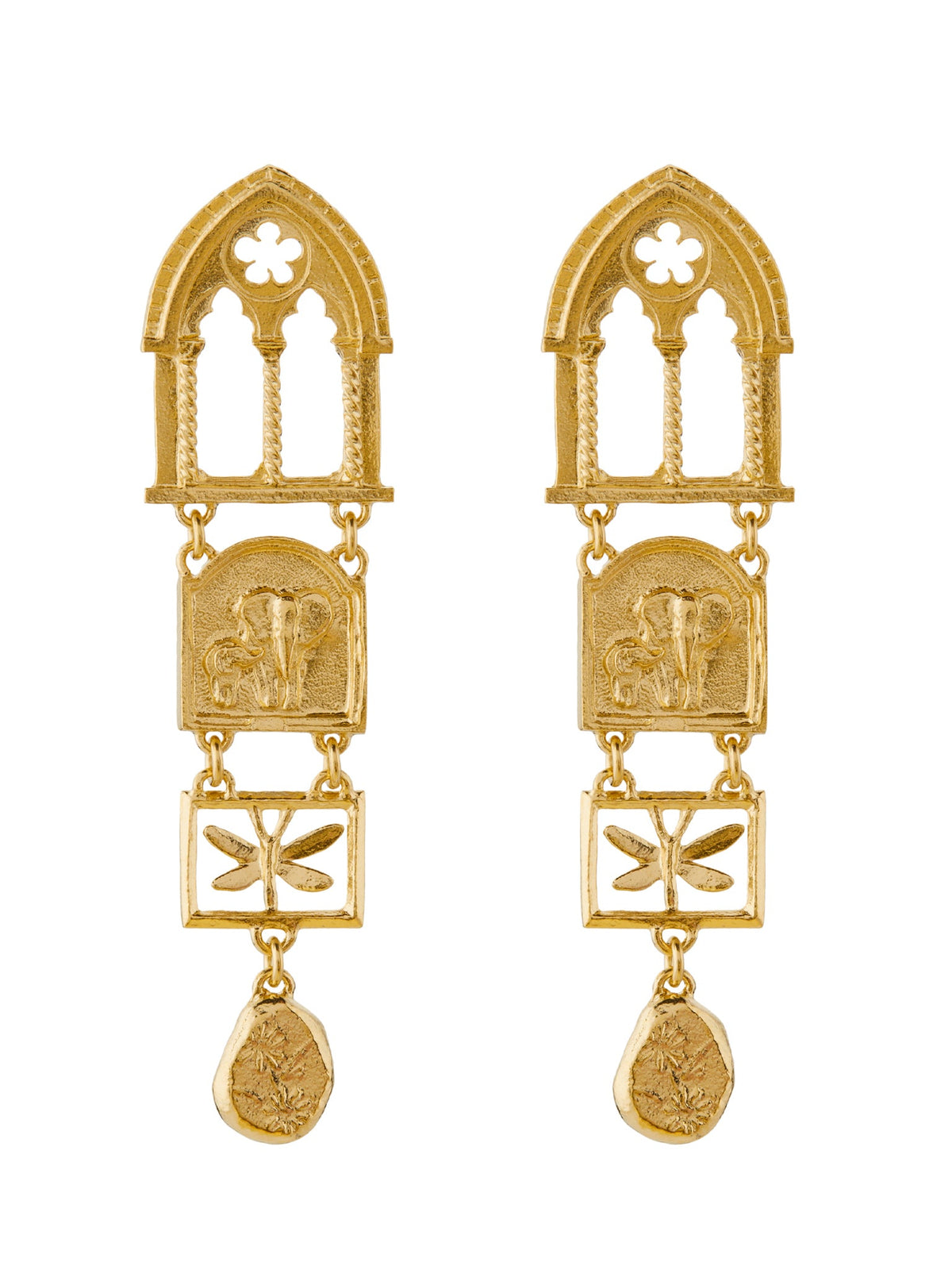 Discovery Window Drop Earrings