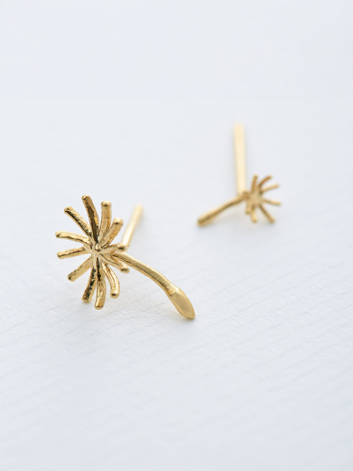 Asymmetric Dandelion Fluff Earrings