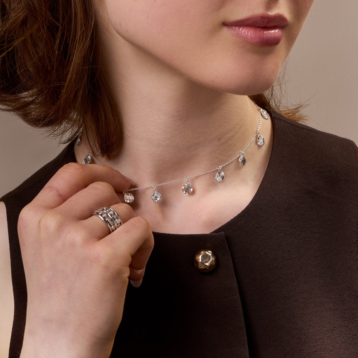 Nomad Disc Choker Necklace
