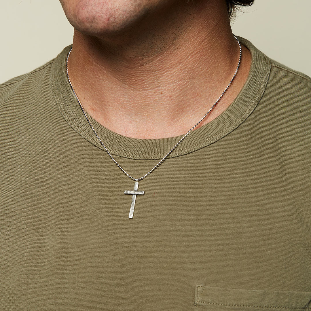 Guided by Faith Cross Men's Necklace