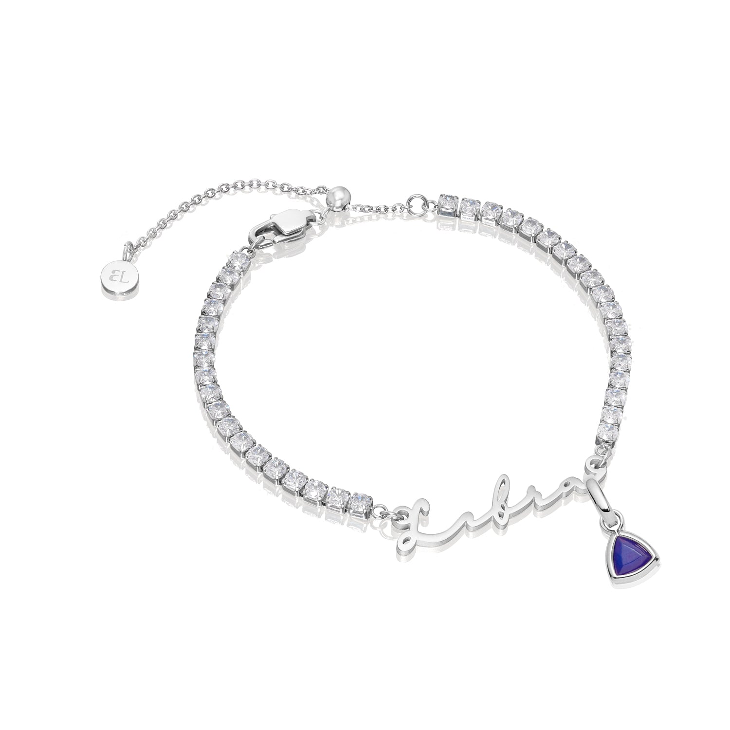 Signature Name Tennis Bracelet (Silver)