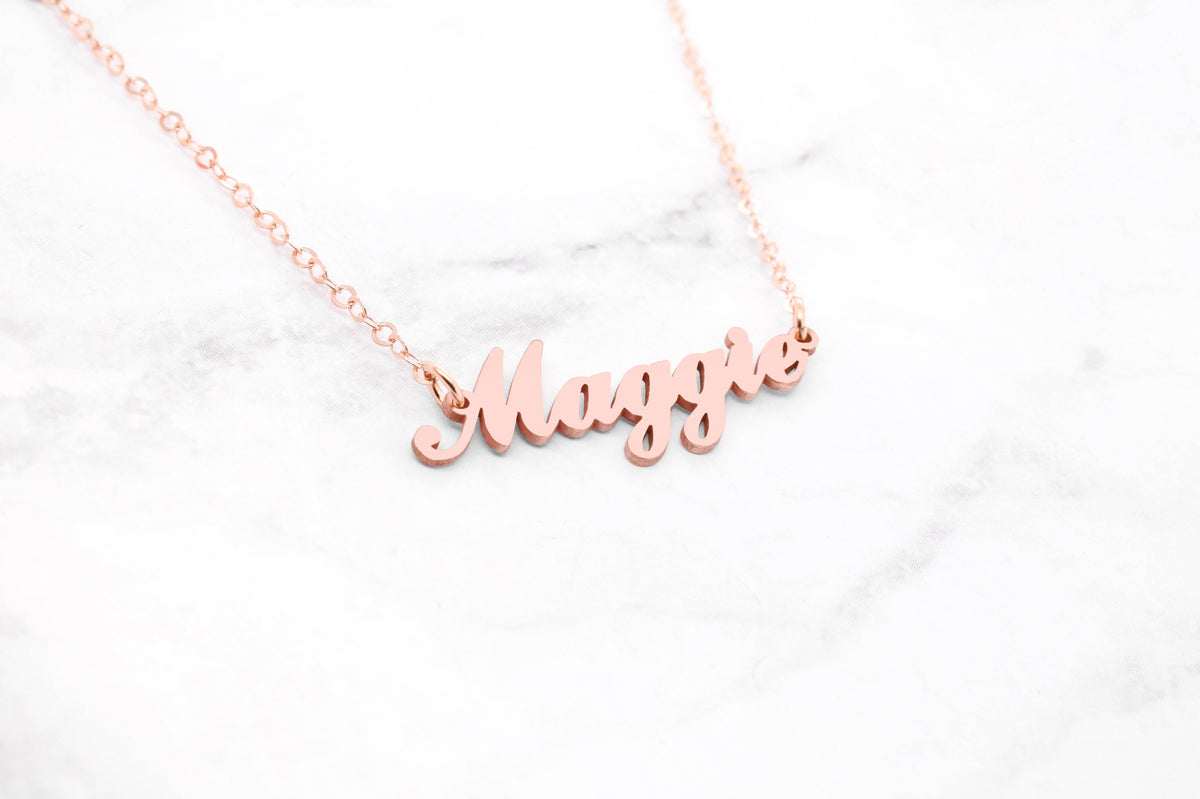 Personalized Name Plate Necklace