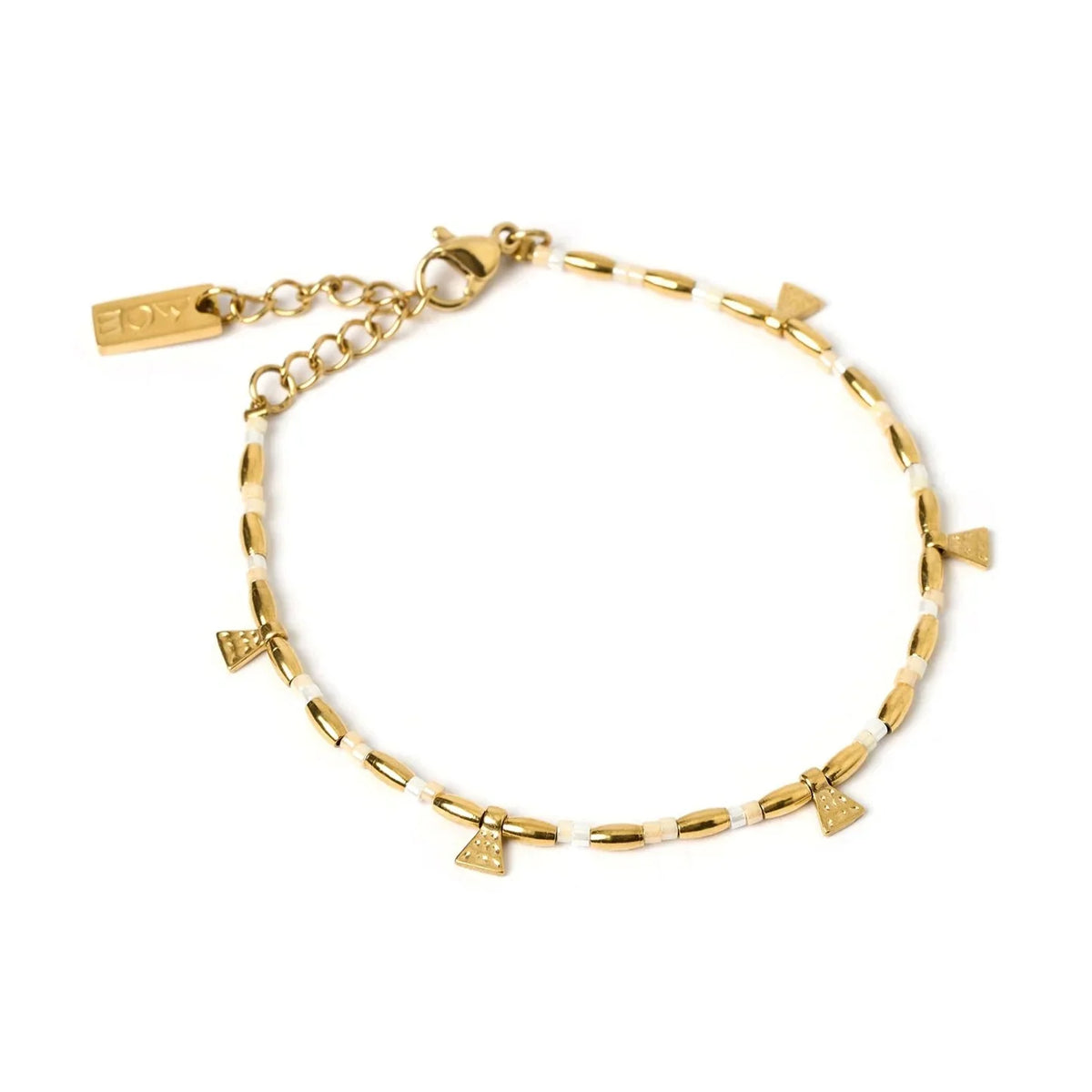 Natalia Gold Bracelet Vanilla