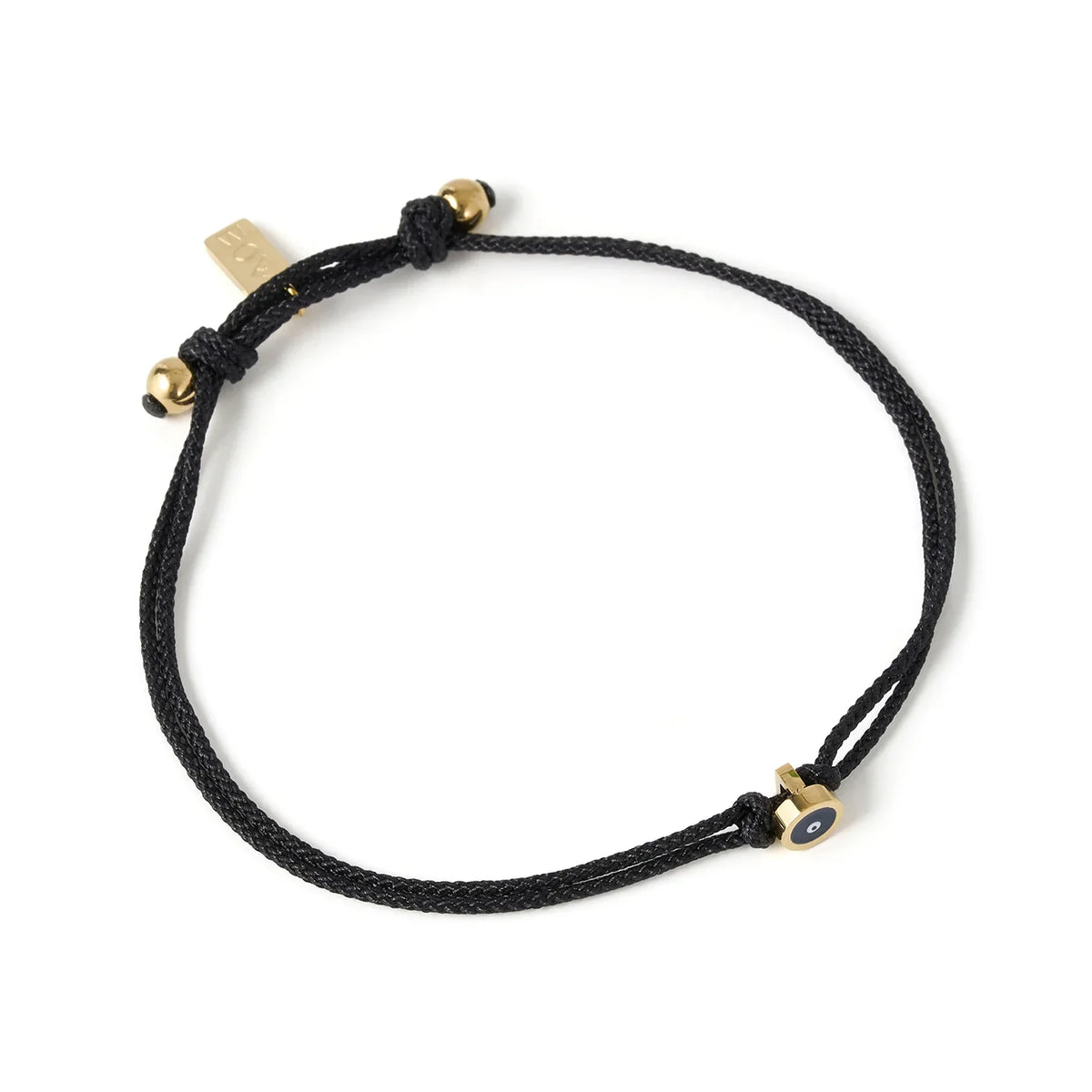 Nazar Mens Rope Bracelet Graphite