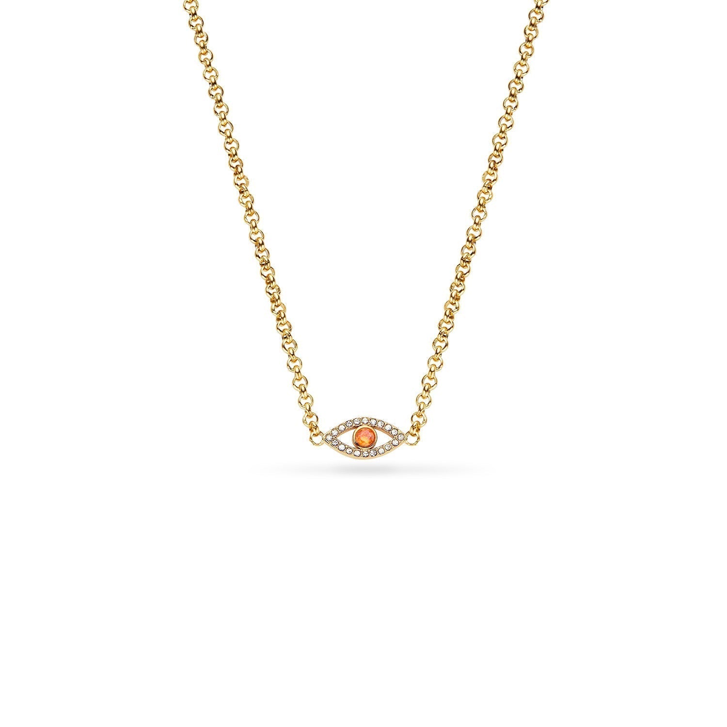 Custom Evil Eye Necklace (Gold)